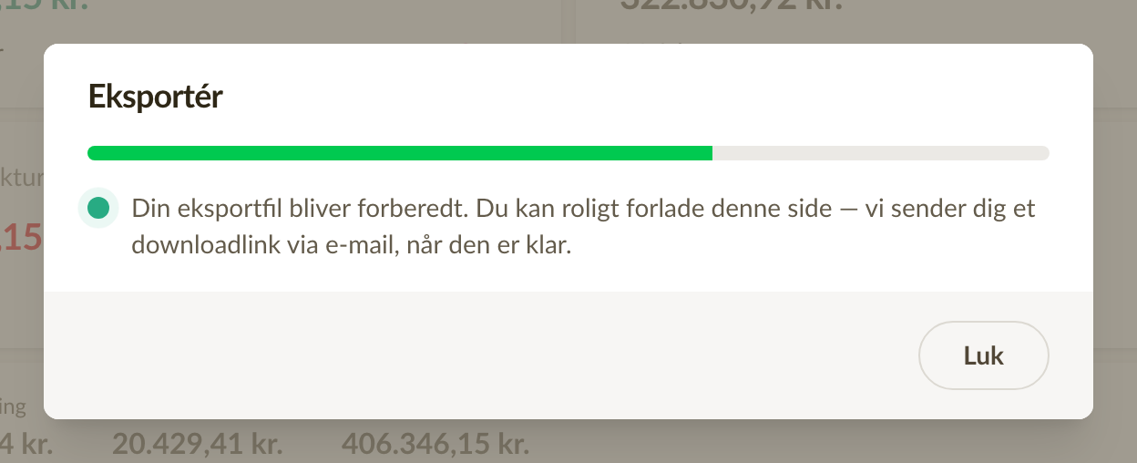 Eksportstatus