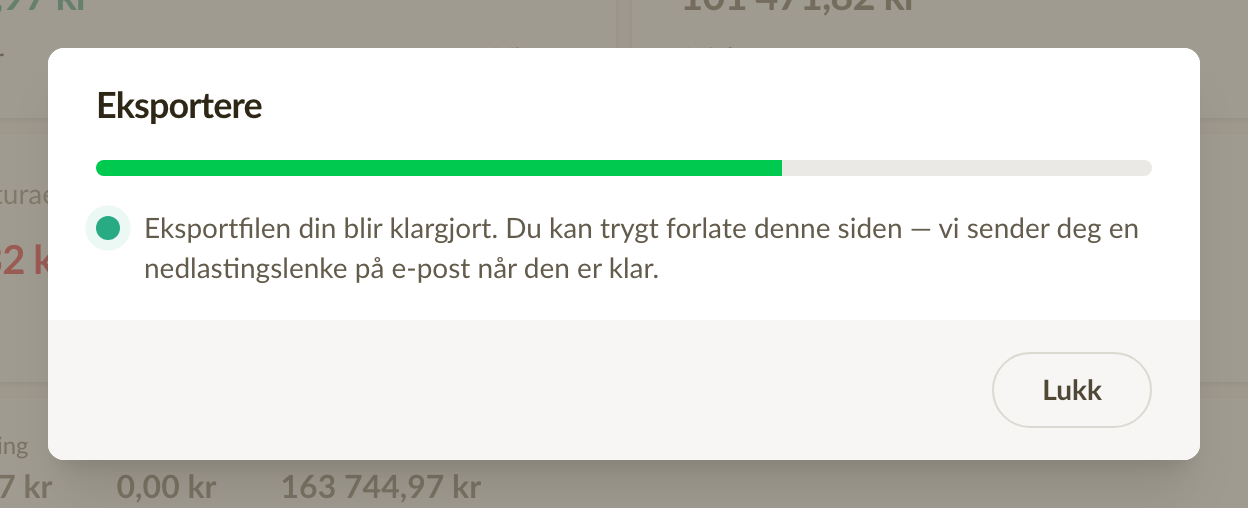 Eksportfremdrift